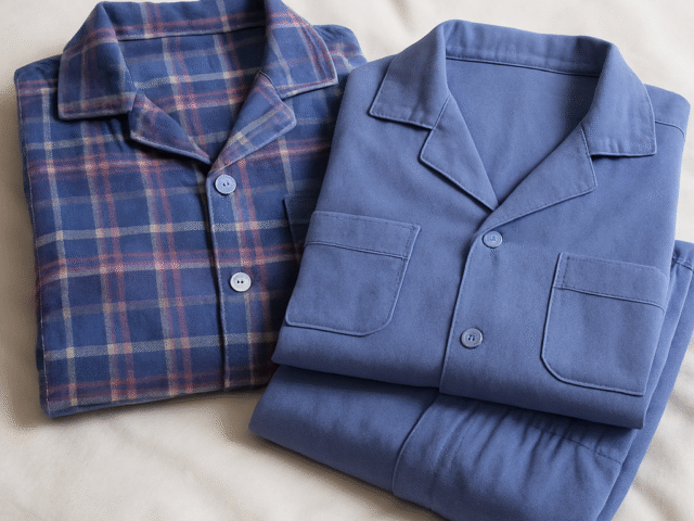 Flannel Vs Brushed Cotton Pyjamas